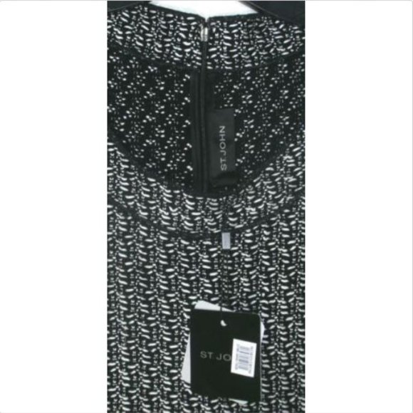 St. John Collection Lela Tweed Knit Sheath Dress 6 - Picture 5 of 6